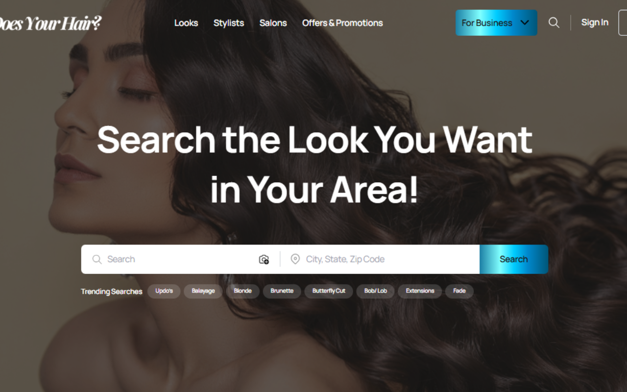 Who Does Your Hair - Hair Salon Directory Website