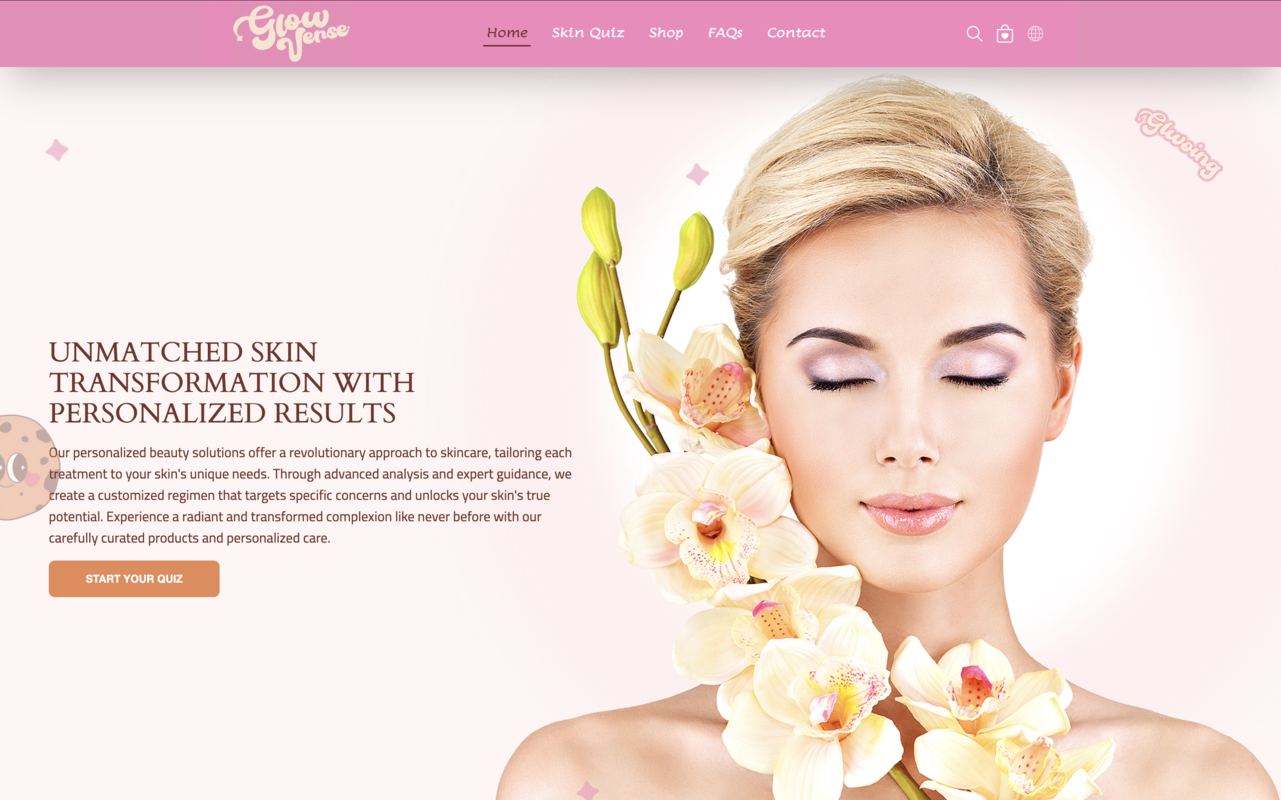 Glow Verse - E-commerce Website